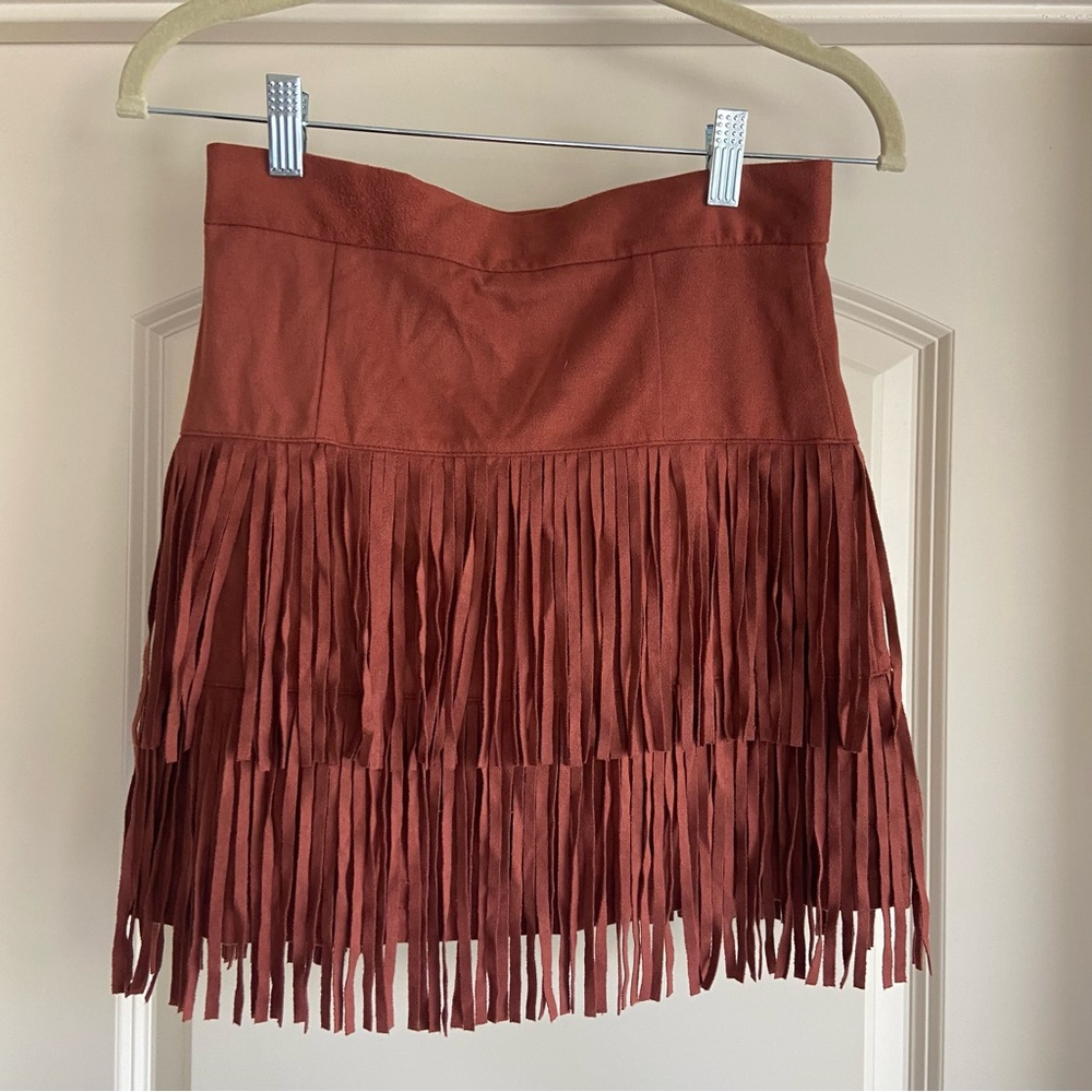 ALTAR’D STATE FRINGE SKIRT